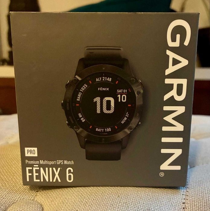 Opakowanie wraz z instrukcją do Garmin Fenix 6 PRO