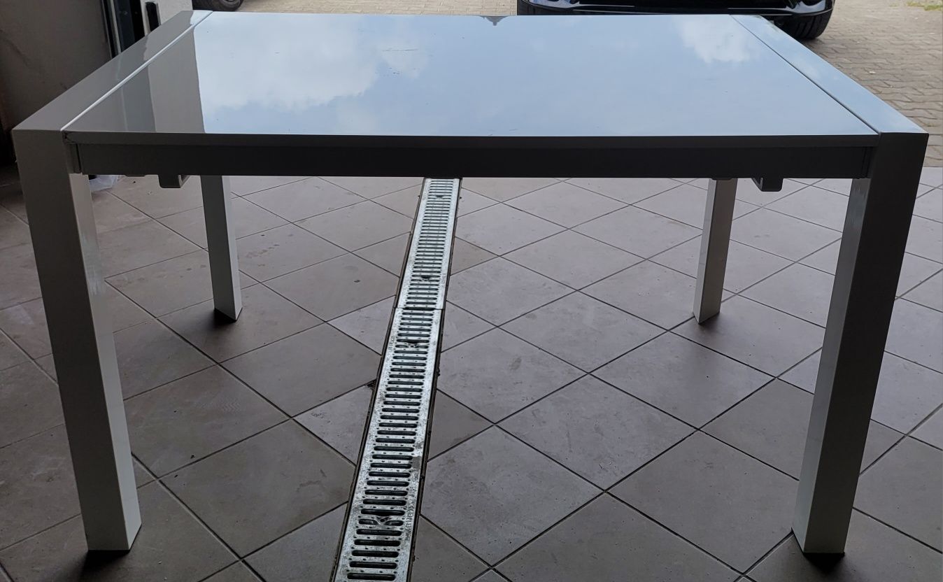 Nowy stół rozkładany biały połysk BRW