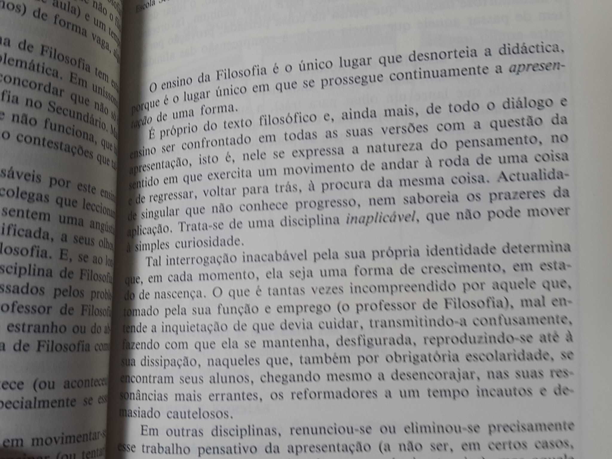 O Ensino da Filosofia (Sociedade Portuguesa da Filosofia)