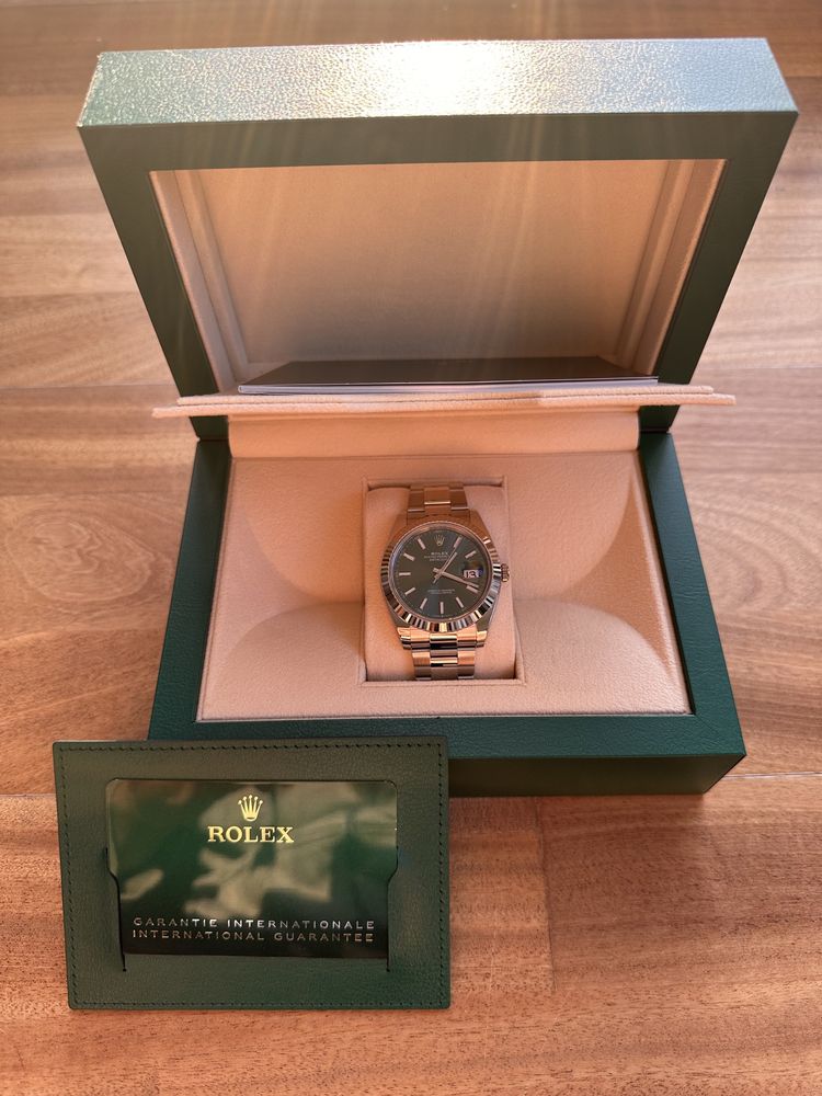 Rolex Datejust 41 green Oyster