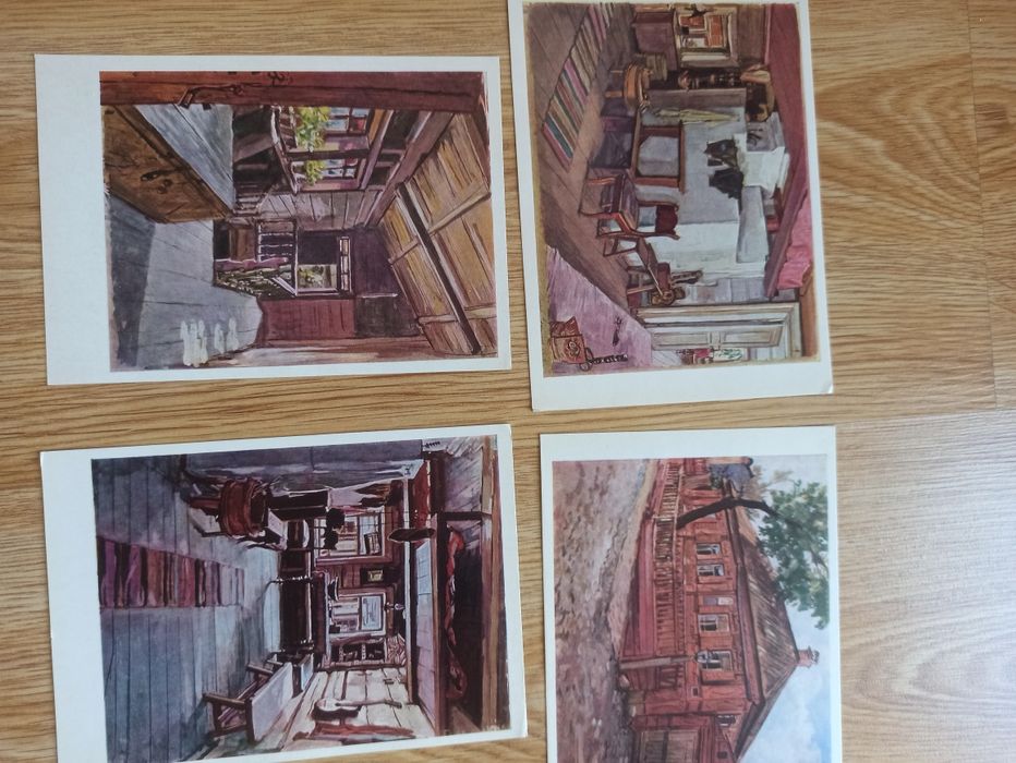 Kolekcjonerskie pocztówki Moskwa 1968