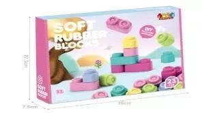 Klocki miękkie 23szt. W&K