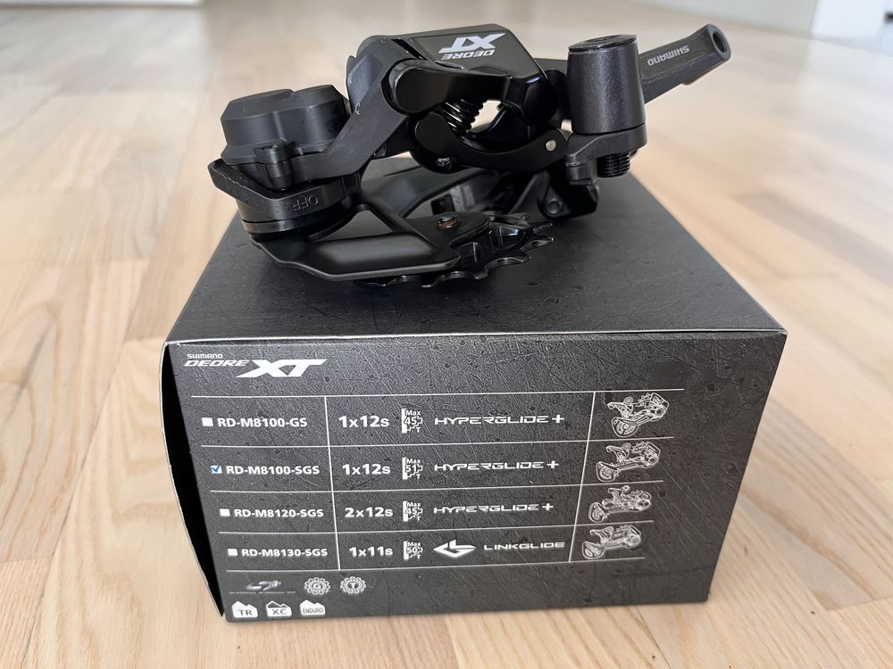 Przerzutka XT 8100 box 12s 10-51 sgs