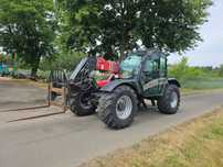 Case IH FarmLift 735  ładowarka teleskopowa sprowadzona rok 2017 6500h klimatyzacja