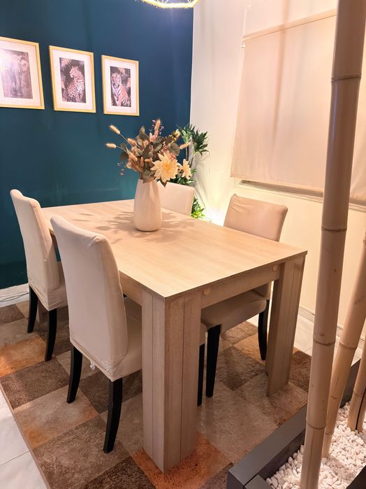 Conjunto mesa com 4 cadeiras barato