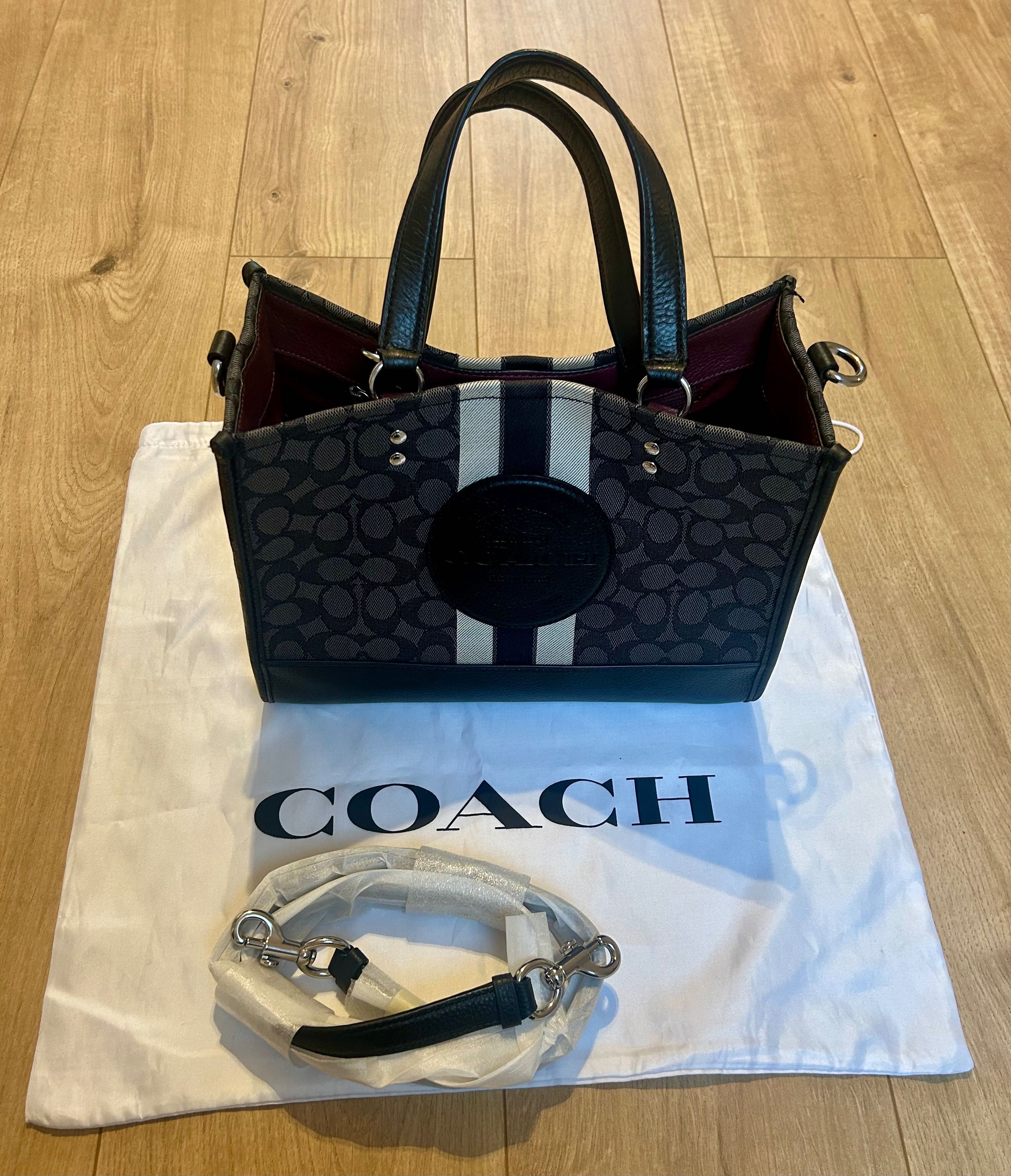 COACH torba na ramię tote czarna