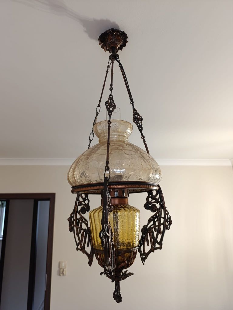 żyrandol rustykalny
