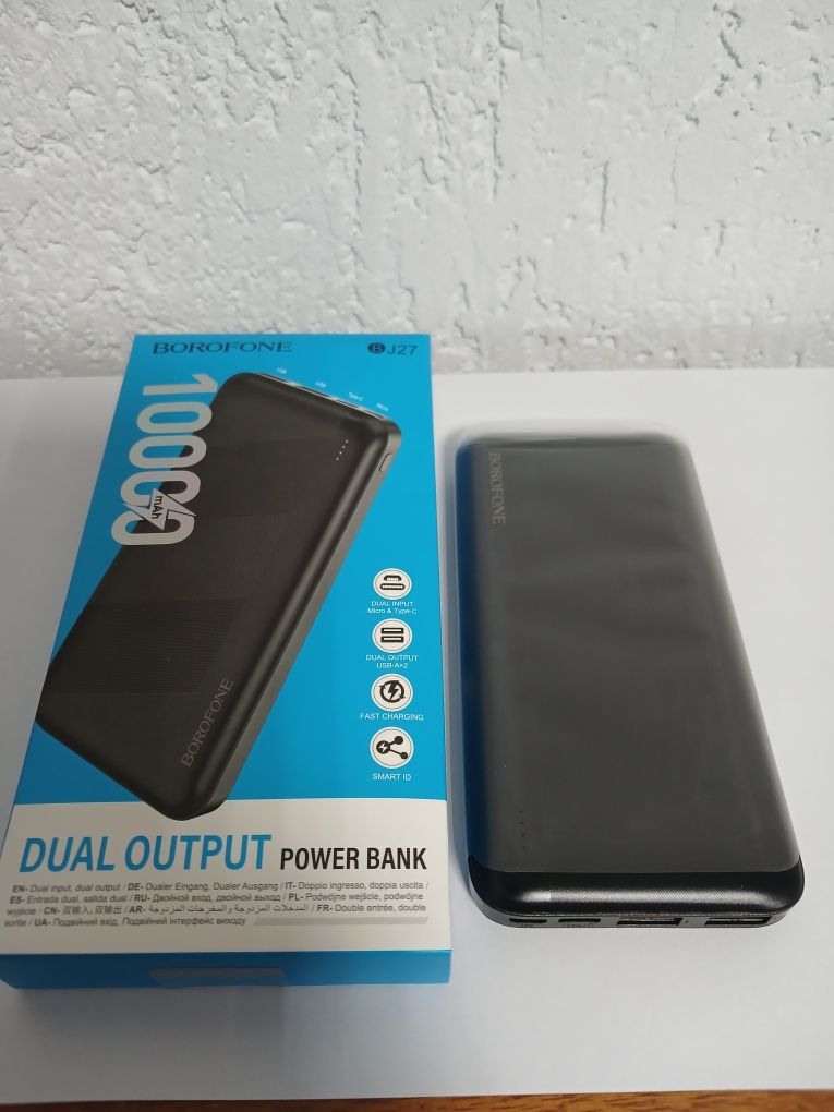 Power Bank BOROFONE BJ27

10000mAh Чорний