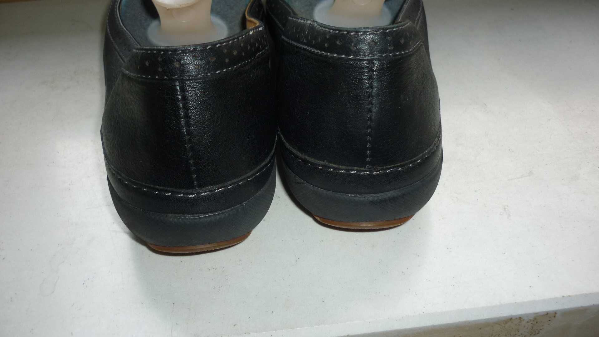 Clarks structured- skórzane baleriny  r; 37