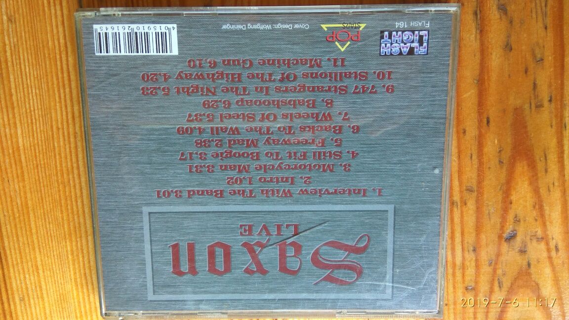 SAXON-" Live " - płyta CD