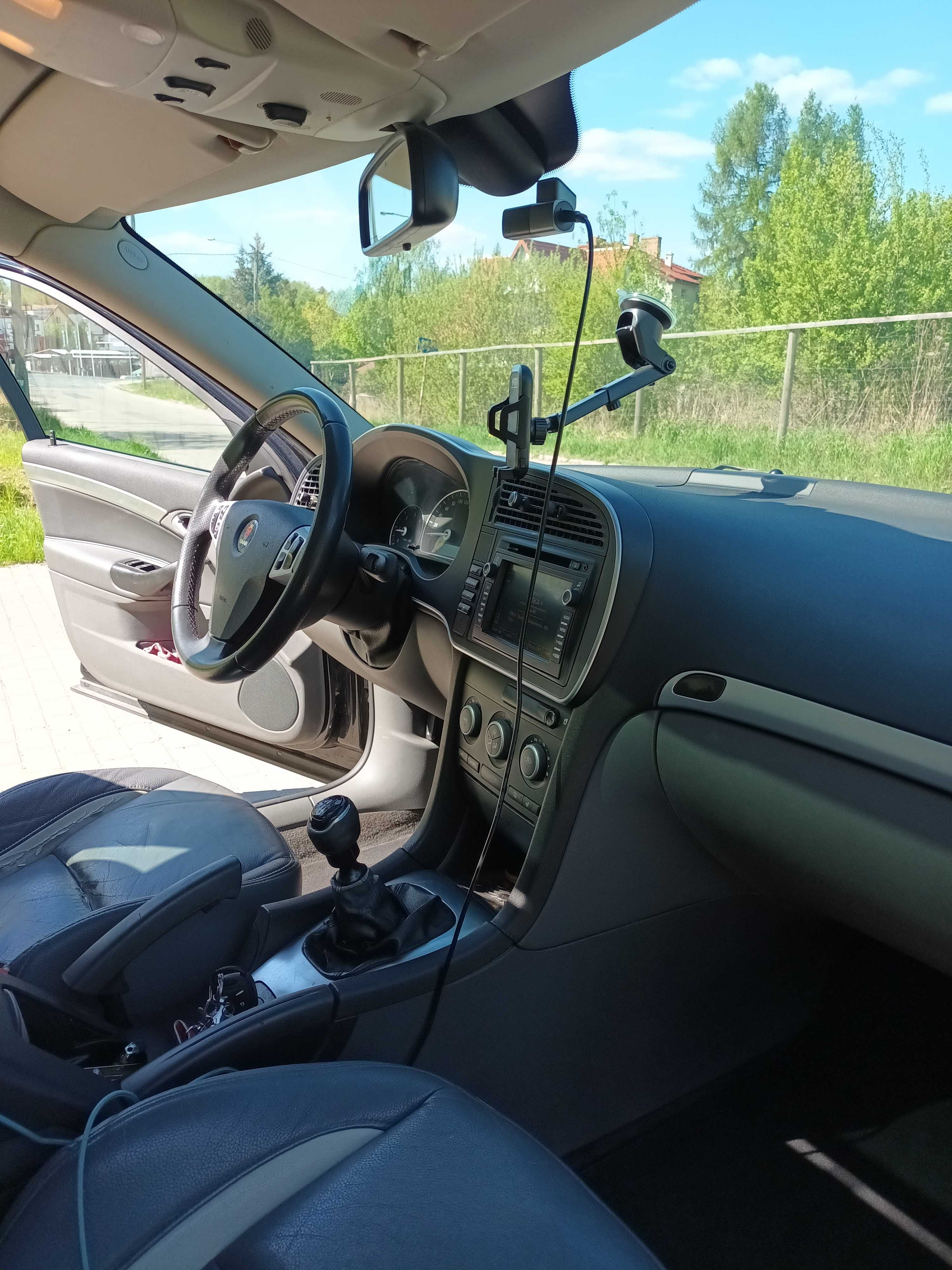Saab 9-3 1.9 TiD 150KM 2006r. VECTOR kombi przegląd na rok