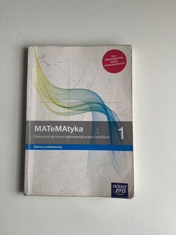 Matematyka 1  podstawa nowa era podręcznik szkoła średnia liceum