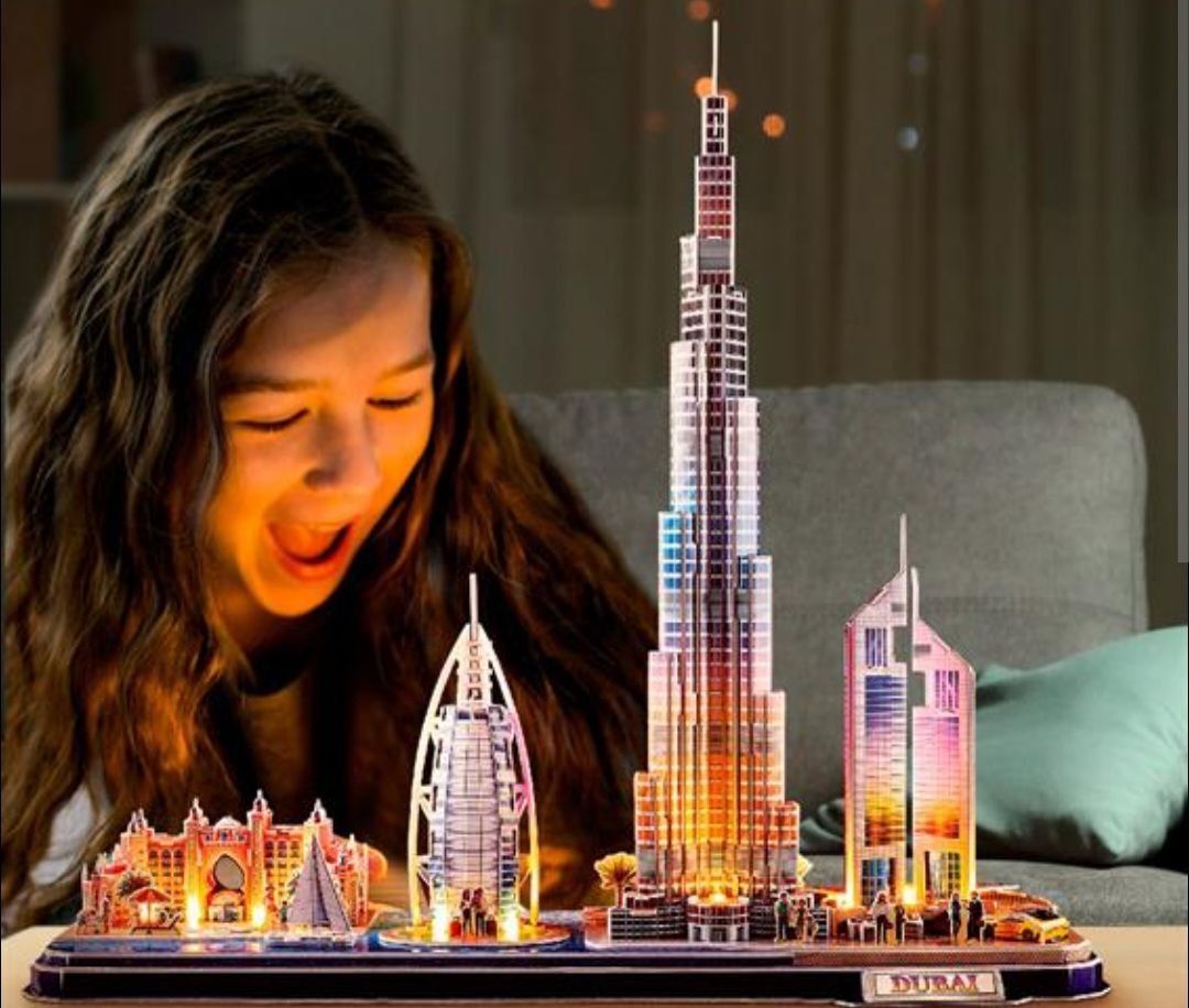Пазл 3D Dubai  з Led підсвіткою
