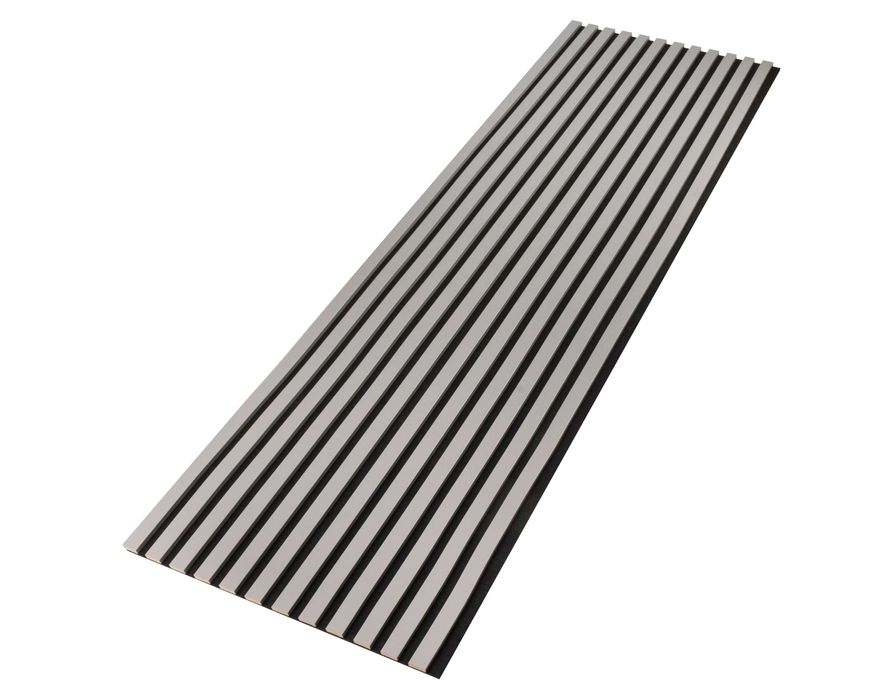 Lamele ścienne akustyczne SLIM 275x54 cm na czarnym filcu Gray i inne