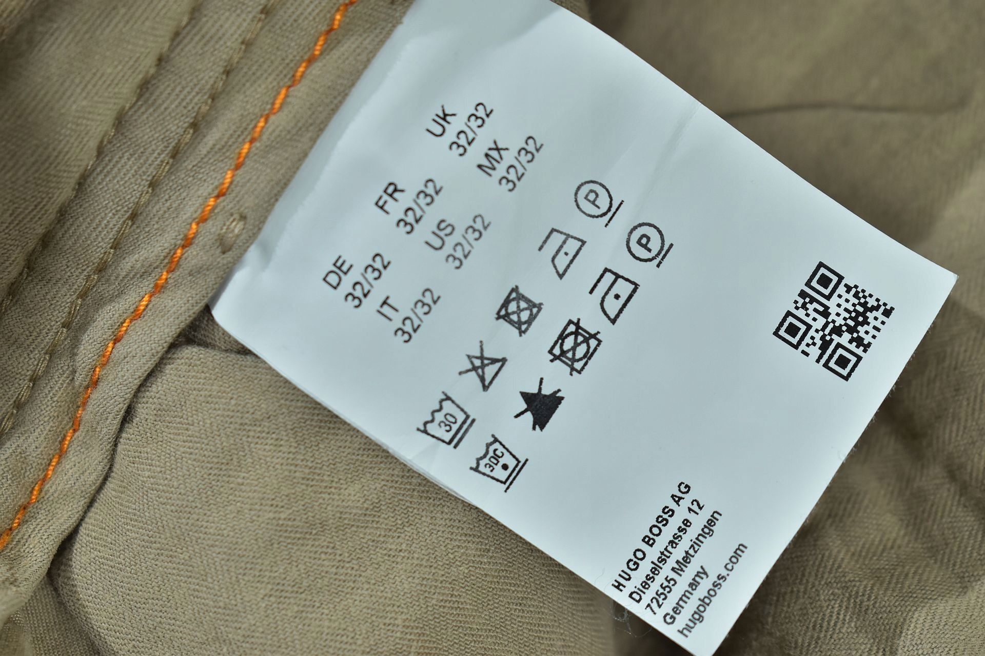 Hugo Boss Schino Spodnie Męskie Chinosy Regular Fit W32 L32