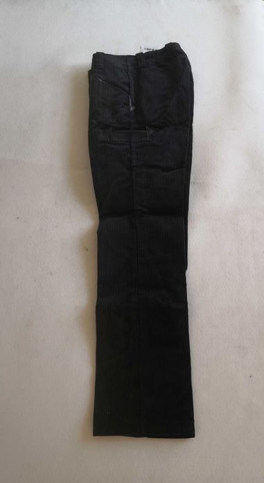 Spodnie dekarskie , sztruksowe , czarne