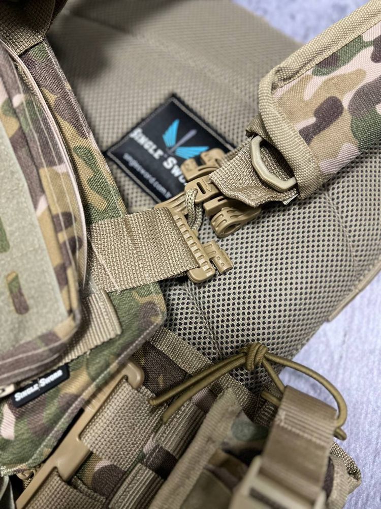 Плитоноска Elite Plate Carrier Single Sword Multicam