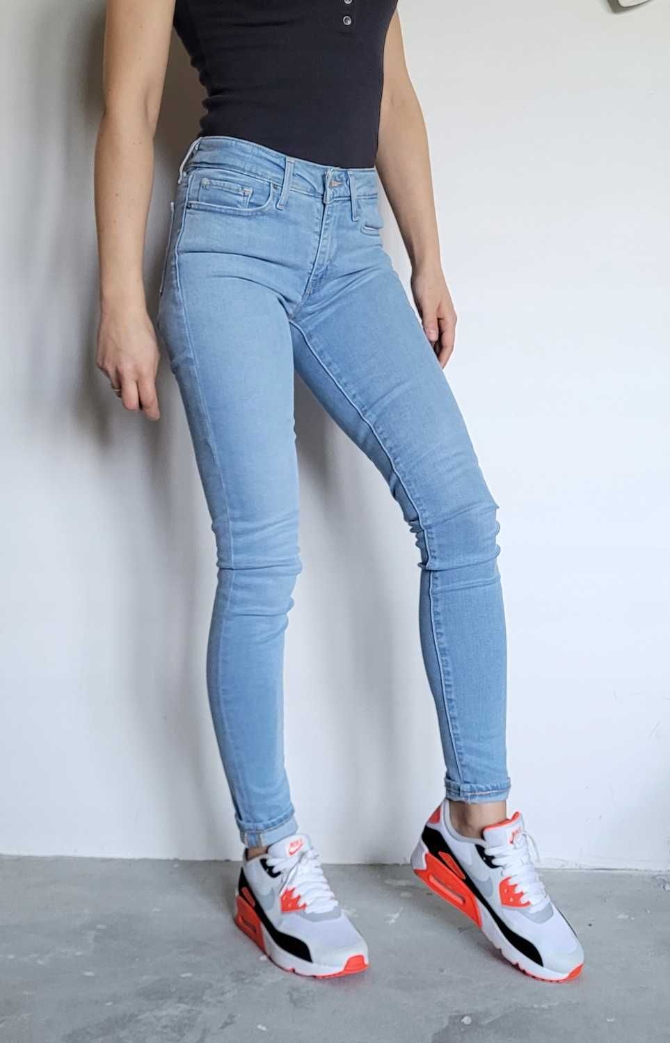 rurki Levi's 711 Skinny W27 L32 27x32 Premium 36/S