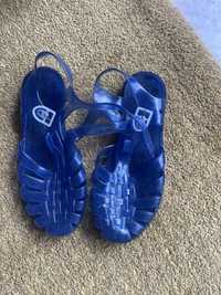 Jelly shoes azuis
