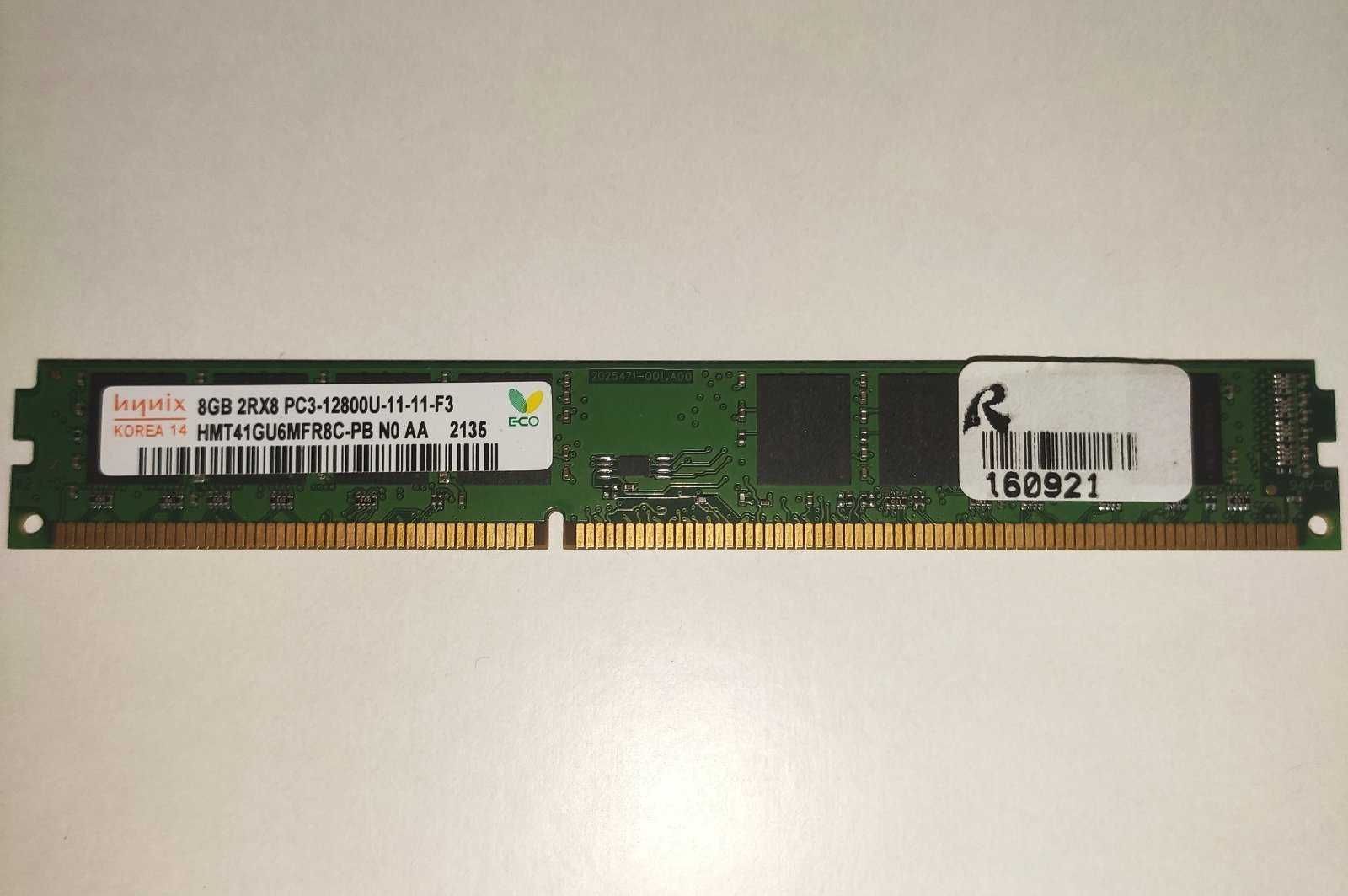 Память Hynix DDR3 8GB, 1600MHz, PC3-12800 (HMT41GU6MFR8C-PB)