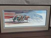 sygn litografia limitowana certifikat Bev Doolittle Wolfs of the crow