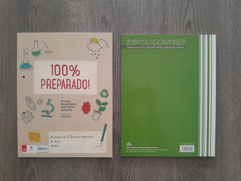 Livros escolares 5°ano - Ciências Naturais e Educação Moral