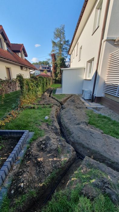 Usługi Glebogryzarka separacyjna, zakładanie trawników