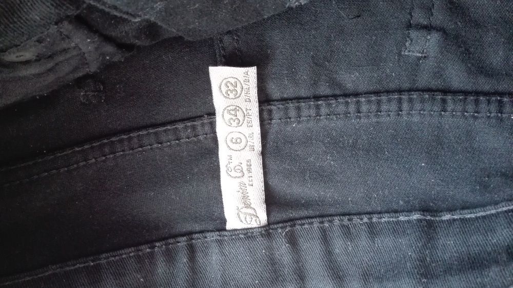 Szorty/spodenki/spodnie krókie czarne jeansowe Primark 34 (XS)