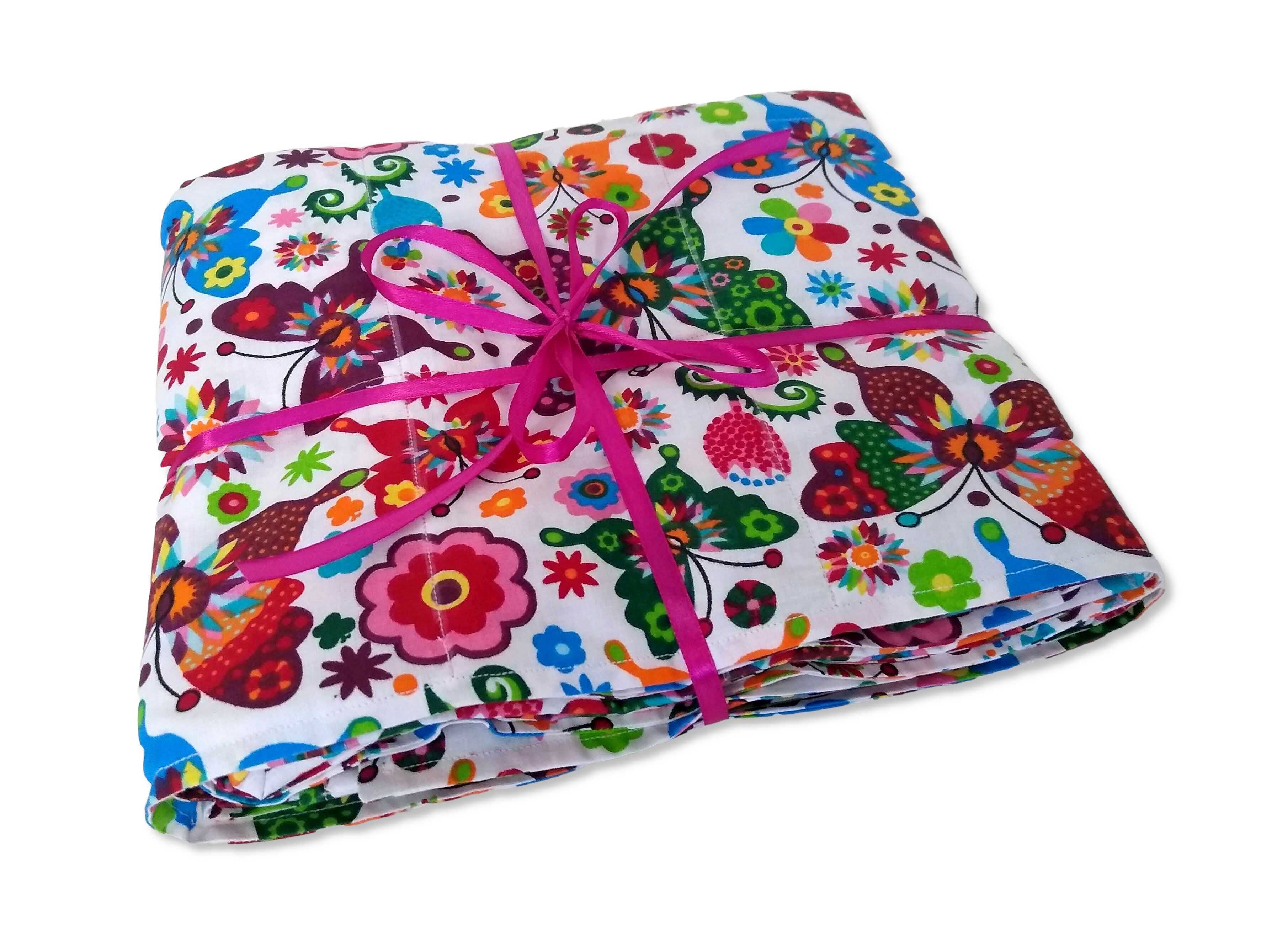150x200 Kołdra obciążeniowa koc sensoryczny dla dorosłych WZORY 7kg