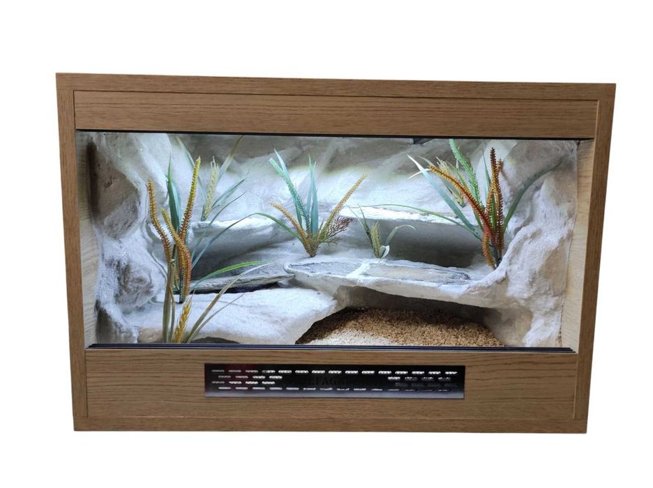 Terrarium pustynne nr784 60/40/40 dla gekona lamparciego DOSTĘPNE