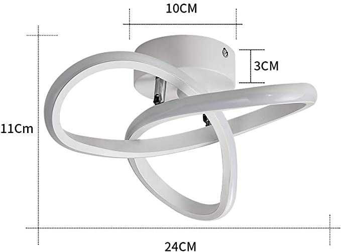 потолочный LED светильник, 22 Вт, 2000 lm, 6500 K