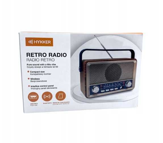 Radio baterie Hykker Retro Radio