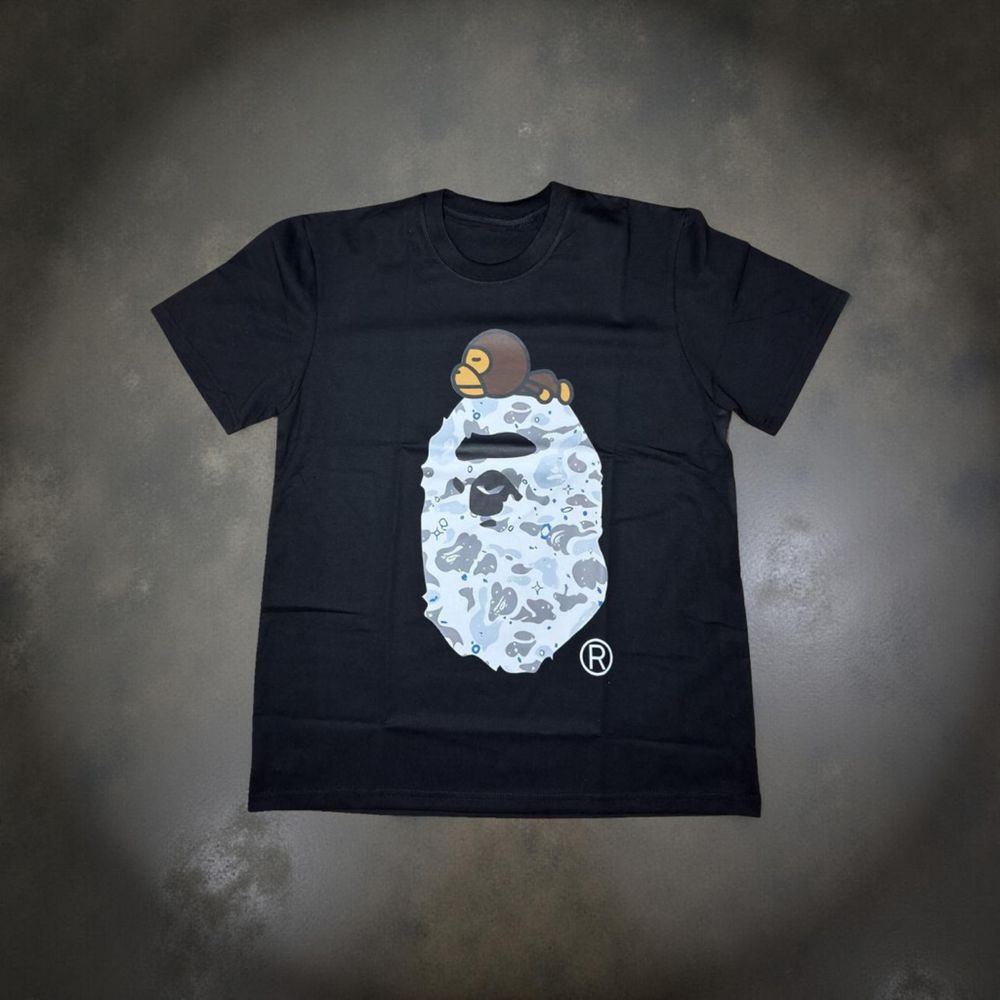 Мужские футболки BAPE A Bathing APE  Baby Milo Camo унисекс Бейп