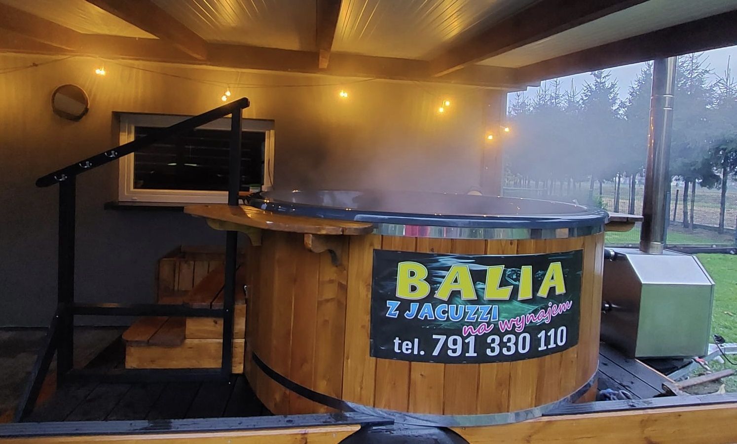 Mobilna Balia z Jacuzzi-wynajem
