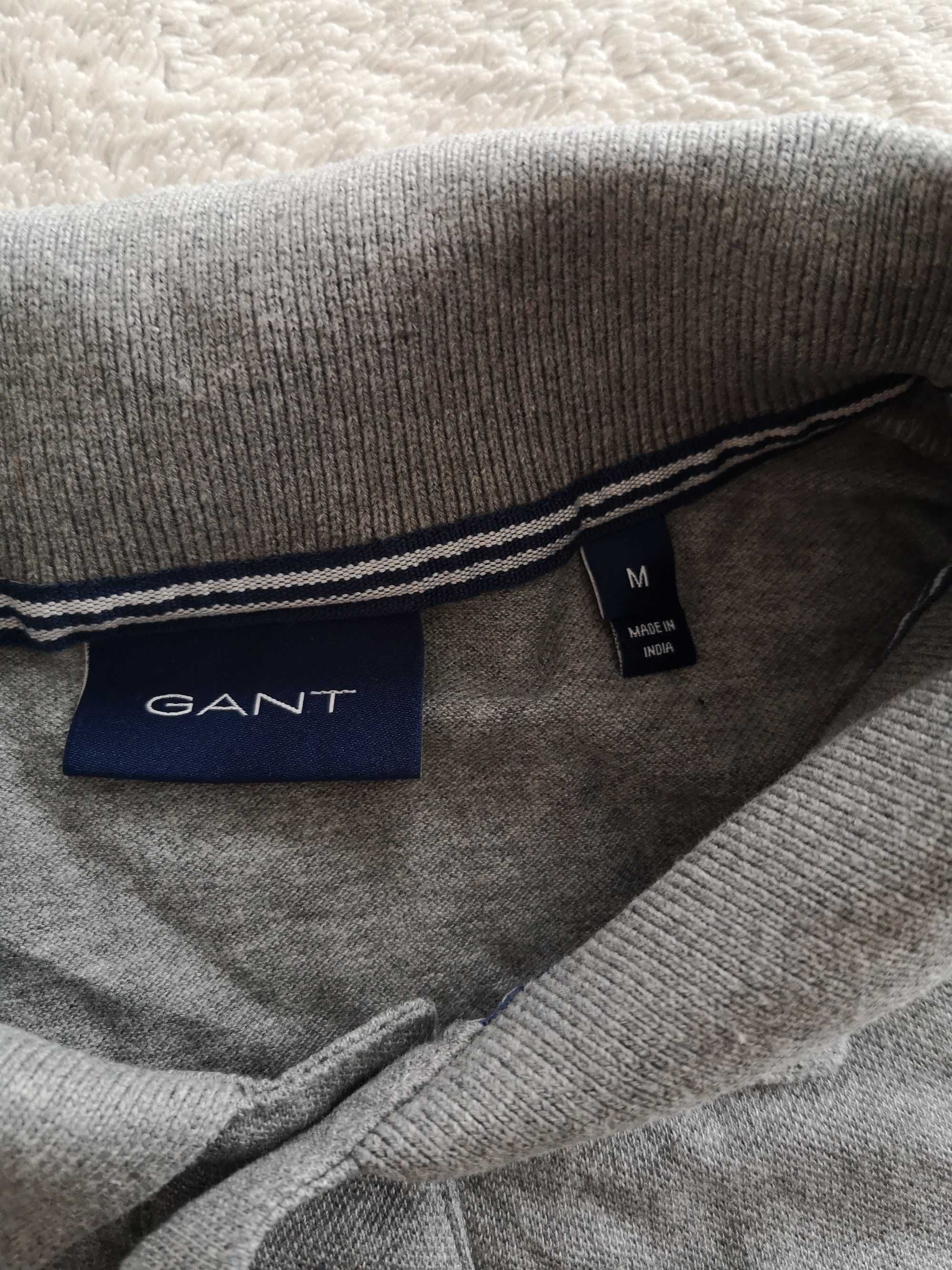 Szara elegancka bluzka koszulka polo Gant 38 48 jak nowa