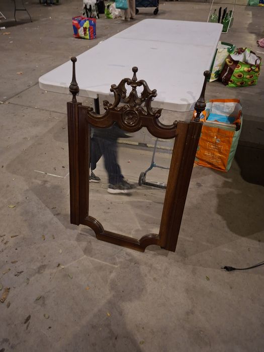 Espelho madeira antigo