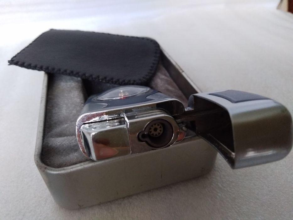 Зажигалка туристическая, компас, супертурбо, газовая, новая