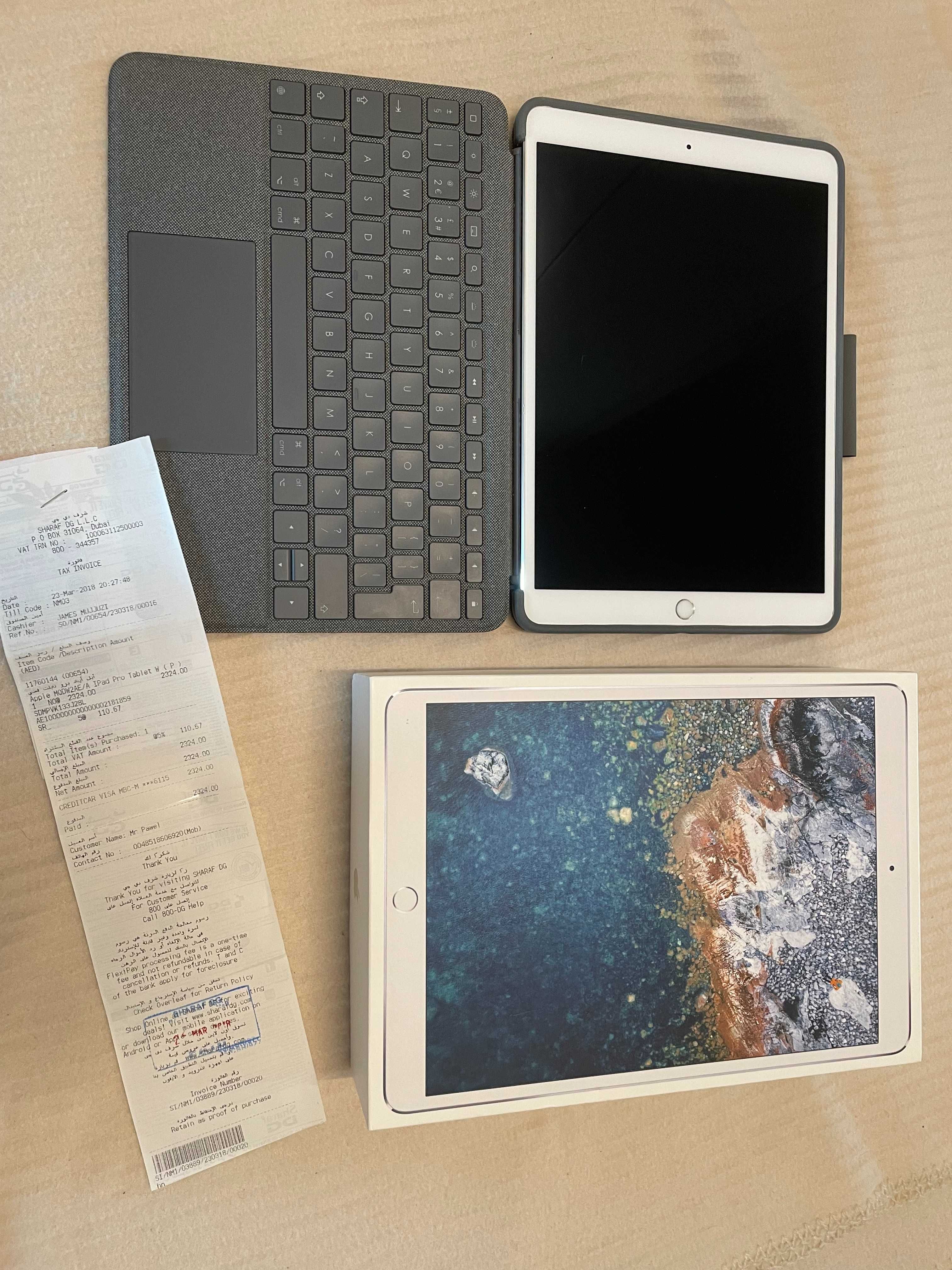 iPad Pro 10.5 cala 64 GB Silver + klawiatura Logitech Combo Touch