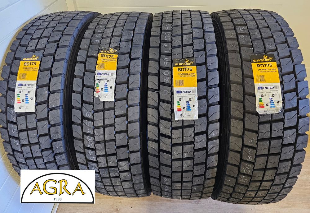 315/80R22.5 (1200netto) BLACKLION   opona opony nowa napęd BD175