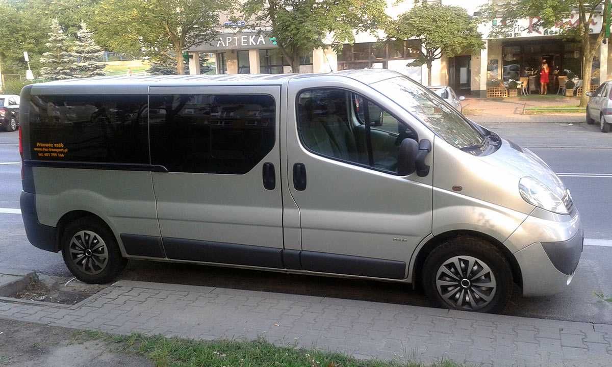 PRZEWÓZ OSÓB mikrobusem