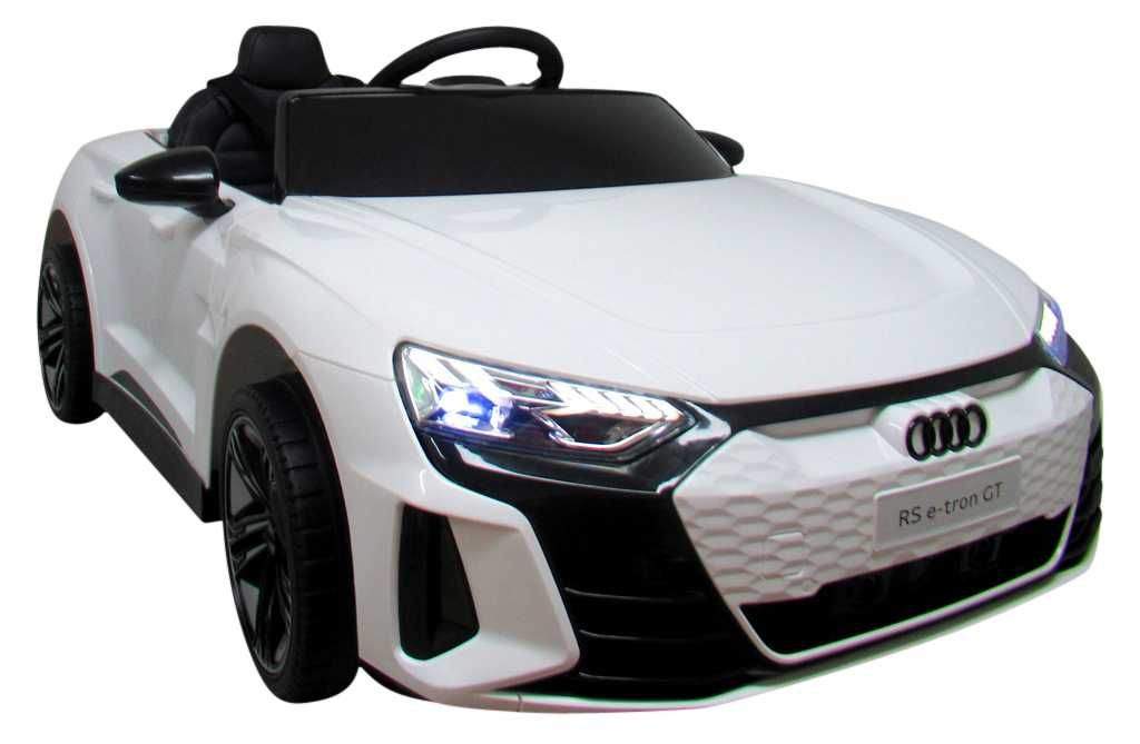Auto na akumulator dla dzieci Audi E-tron Biały Samochód Zabawka RATY!