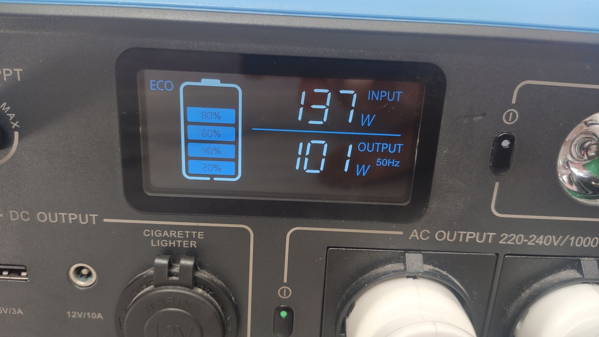 Bluetti EB70 не Ecoflou