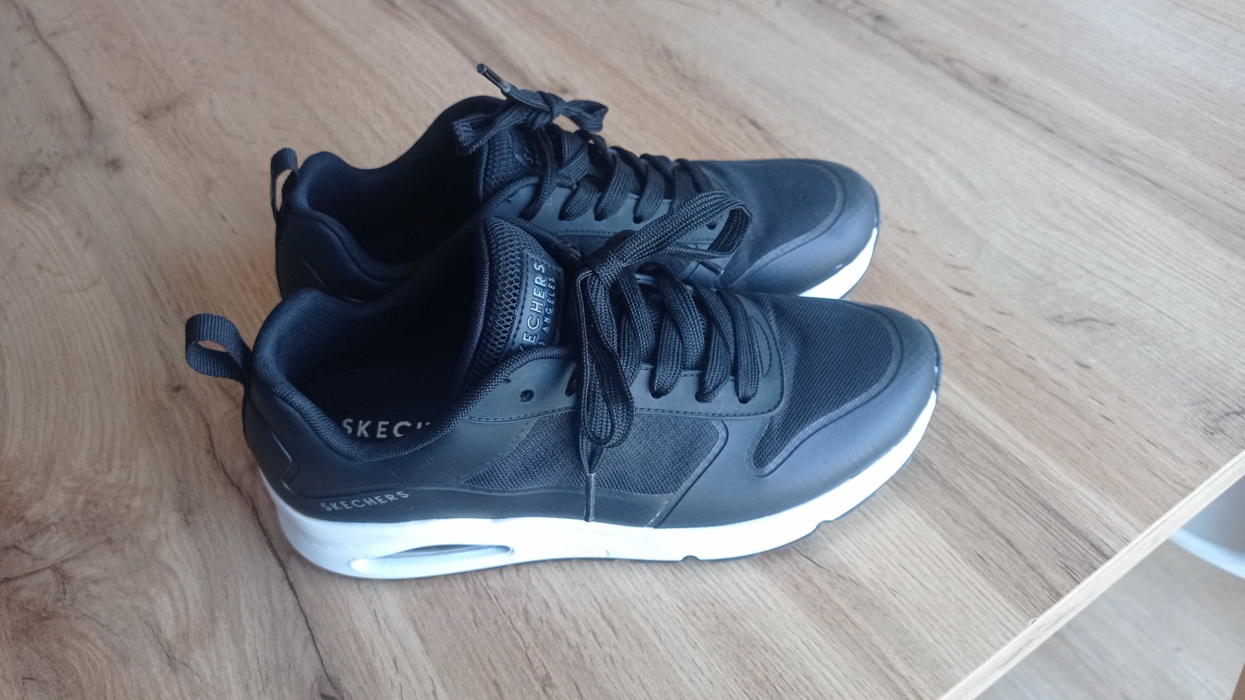 Skechers uno memory foam czarne męskie adidasy sneakersy buty 41