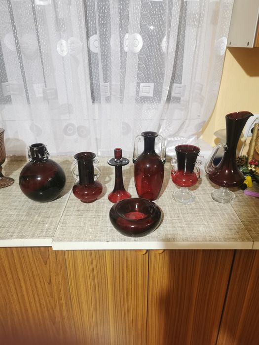 Zestaw Huta Tarnowiec rubinowy zestaw