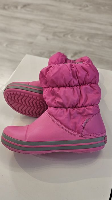 Демісизонні, дитячі сапожки, для дівчинки 33-34 розмір. Оригінал Crocs