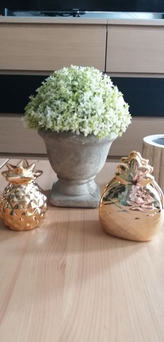 ZŁOTE pojemniki ceramiczne