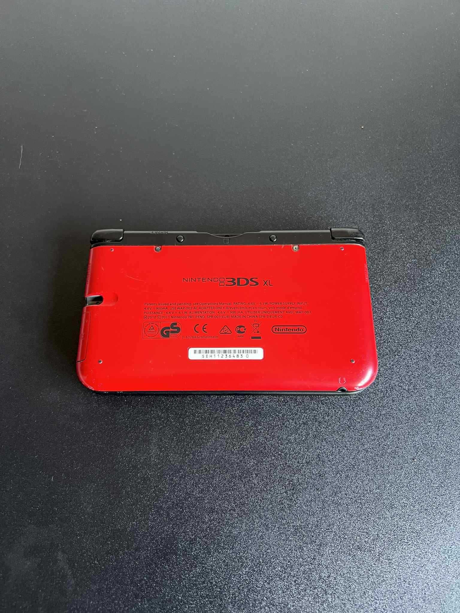 Nintendo 3DS XL Vermelha com 100+ Jogos