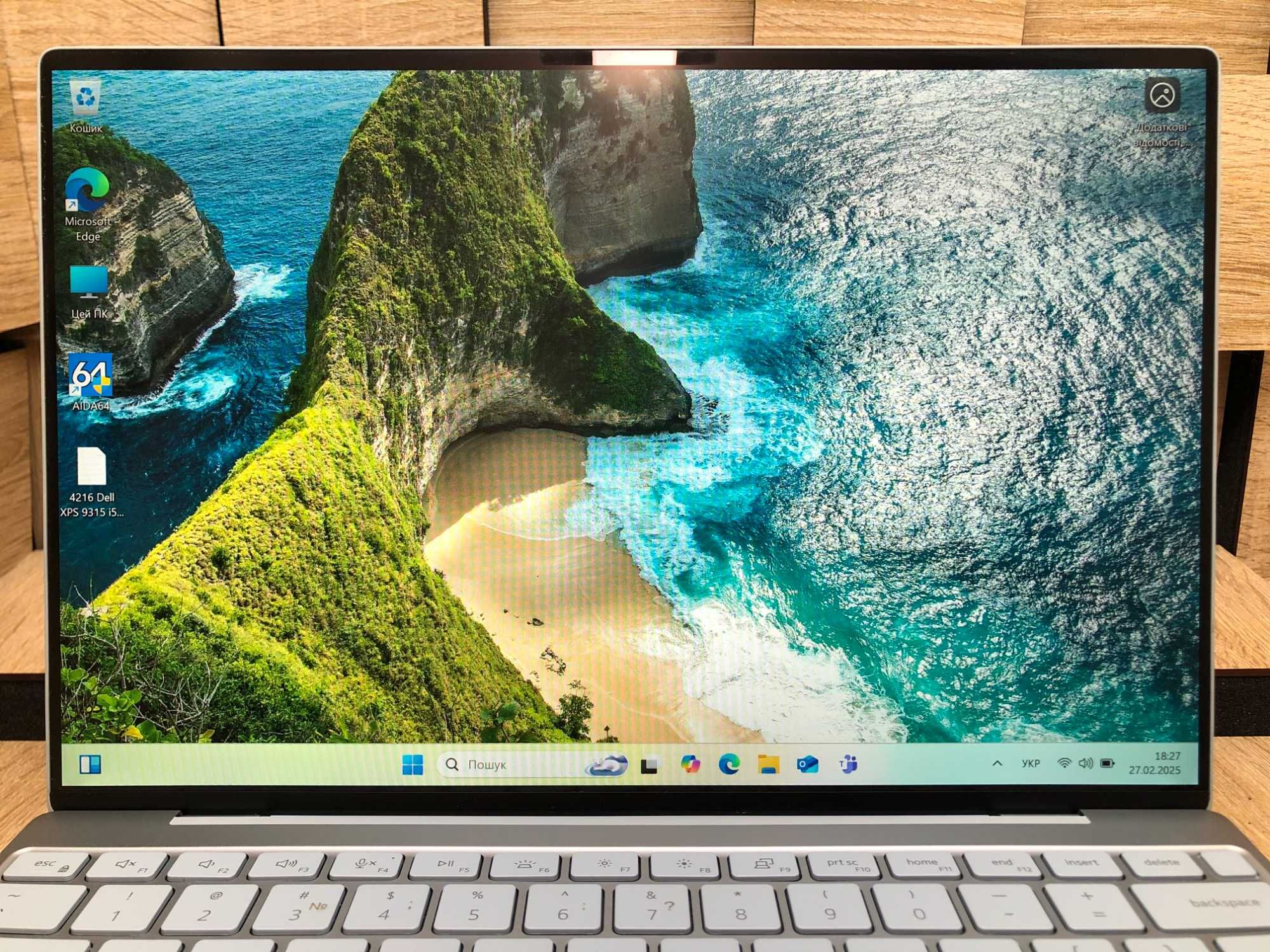 №4216 Ноутбук Dell XPS 9315 13.4'' FHD+ IPS/i5-1230U/RAM8/SSD512