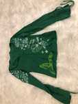 camisola verde zara tamanho m