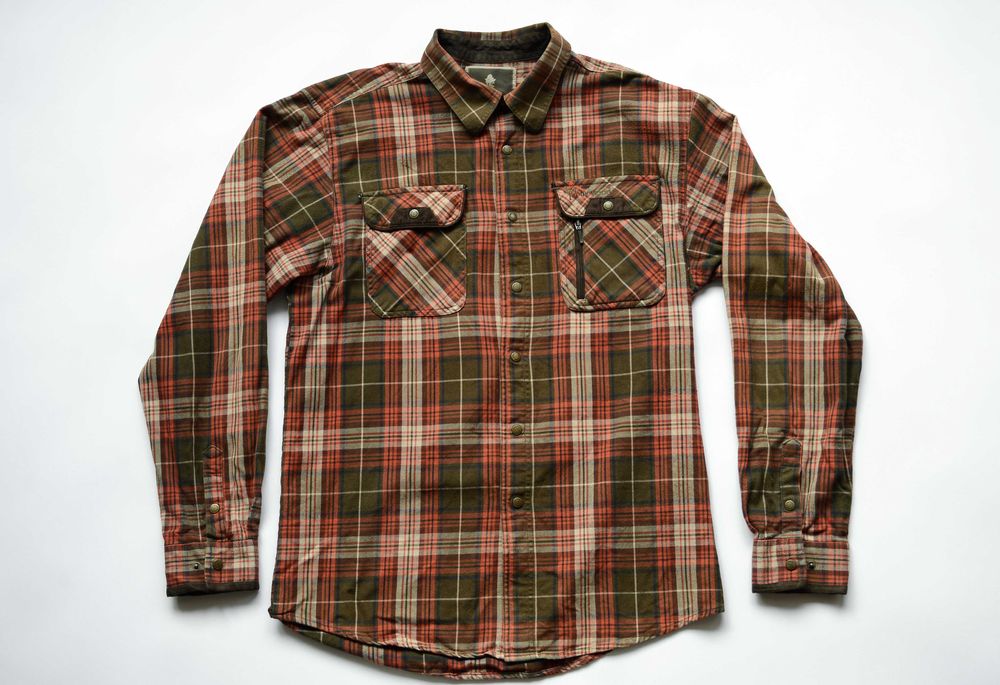Шведская фланелевая теплая рубашка Pinewood Prestwick L. blaser